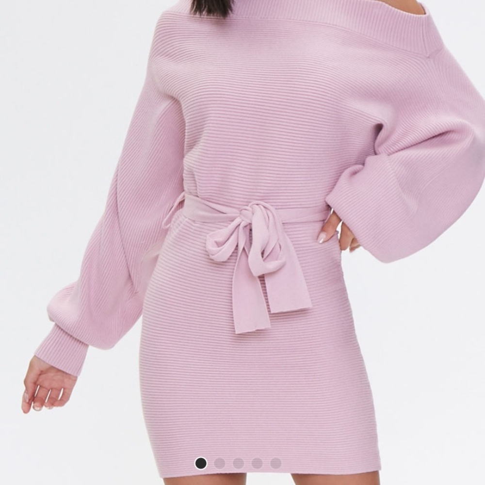 Forever 21 off the shoulder sweater dress